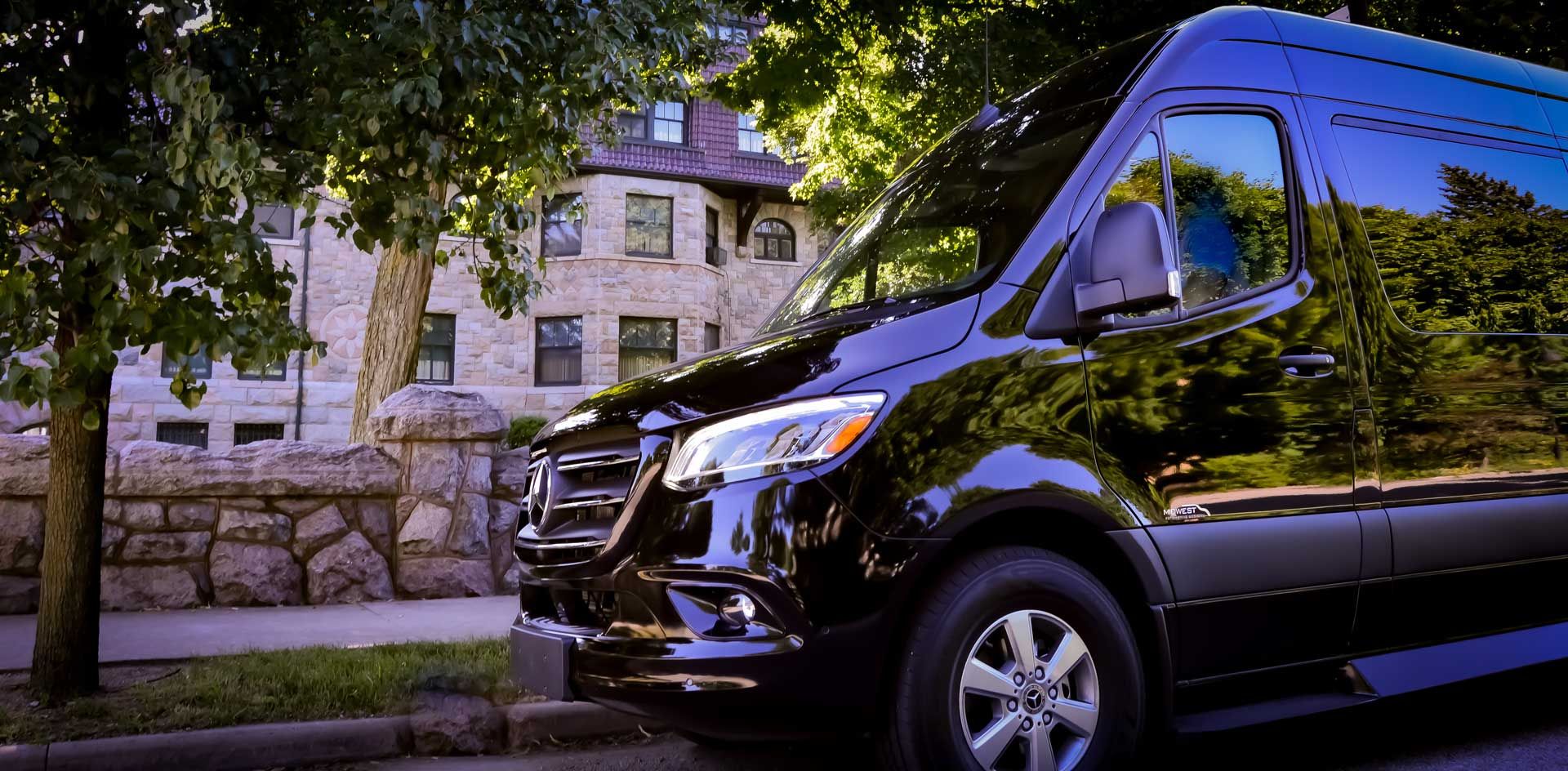 Professional Series luxury limo van by Midwest Automotive Designs