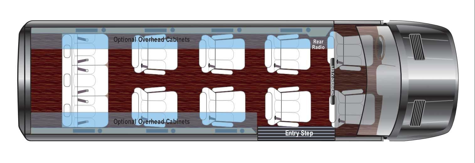 11 Passenger EXT floorplan
