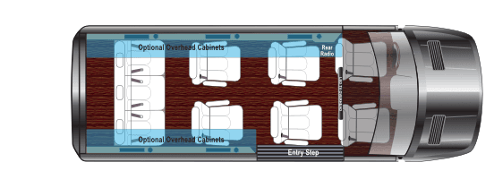 9 Passenger 144 floorplan
